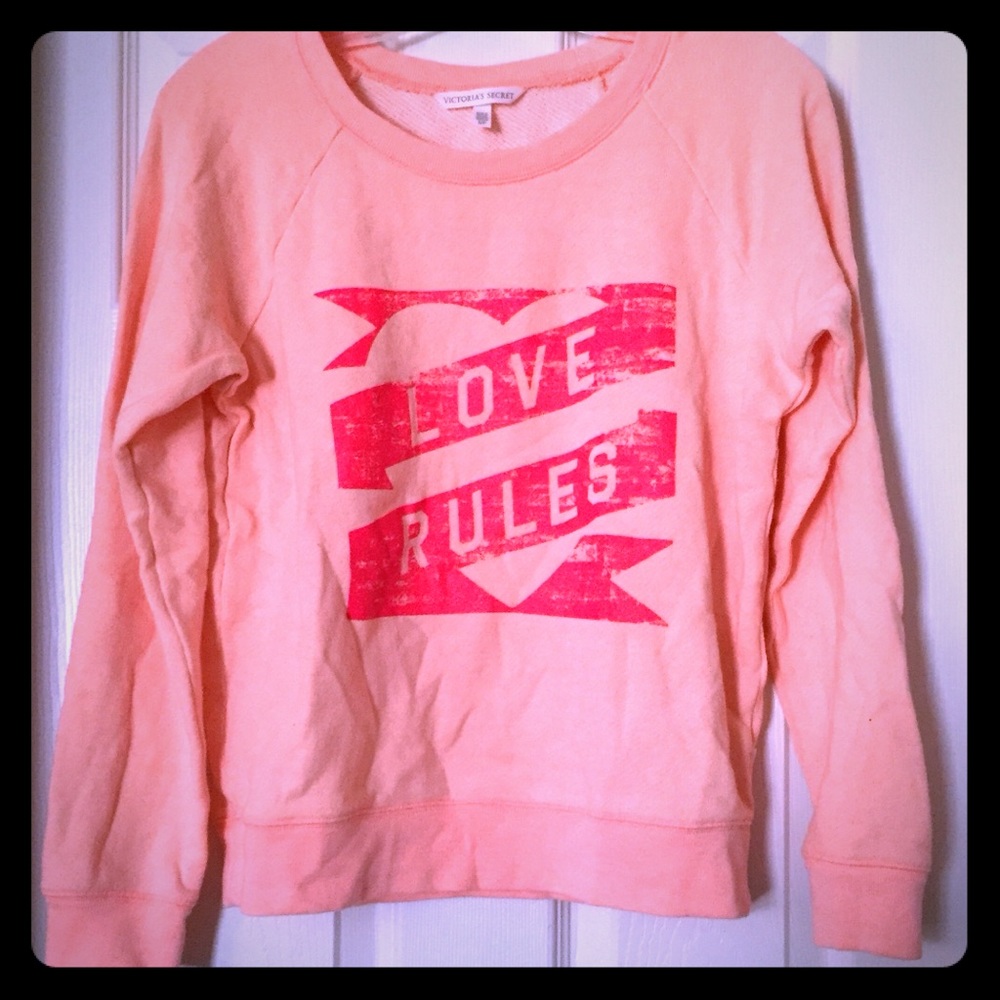 Victoria’s Secret Graphic Terry Sweatshirt Small